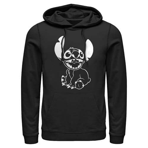 Amazon.com: Disney Men's Lilo & Stitch Negative Black and White